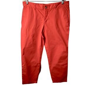 Gap Pants Womens Size 14 Salmon Girlfriend Khakis Straight Leg Pockets 34" Waist
